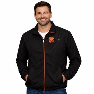 G-III Sports by Carl Banks Men's San Francisco Giants Black Orange Jacket Size M
